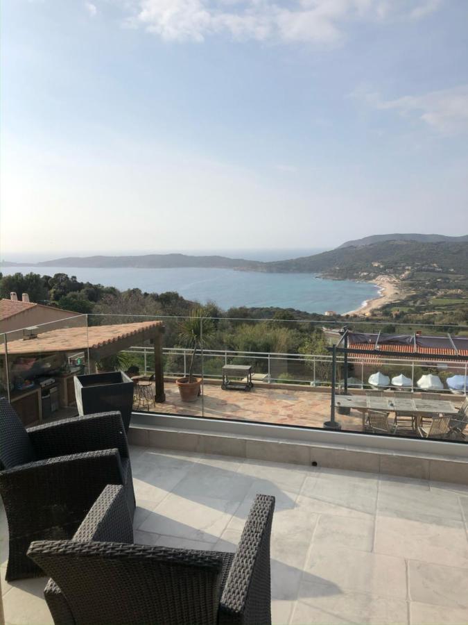 Haut De Villa - Vue Mer Avec Coucher De Soleil Cargèse 외부 사진